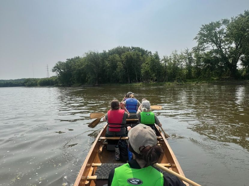 Canoeing at Rock Creek Marina
