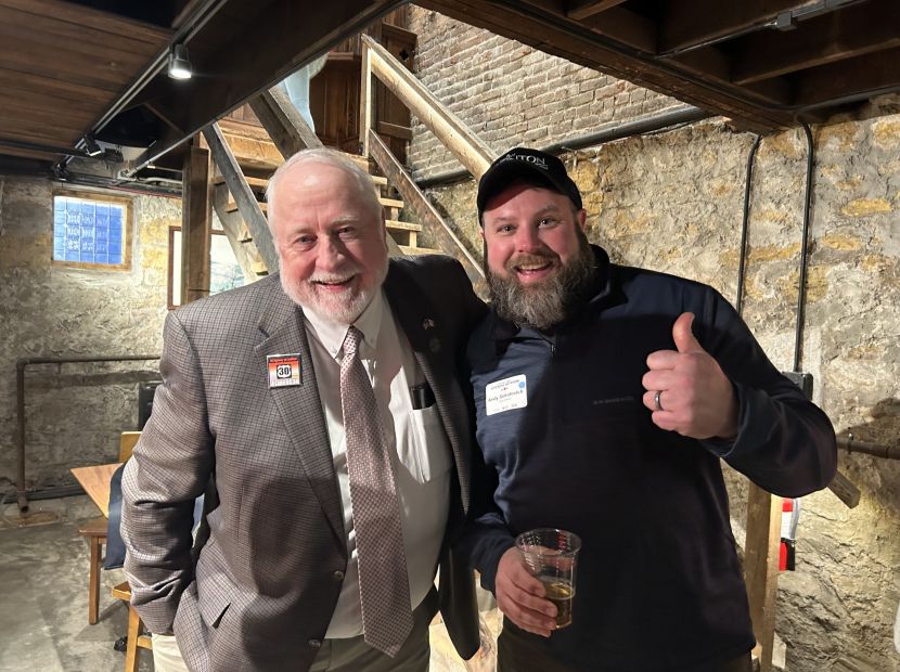 Veterans smiling at Homebase Iowa meeting
